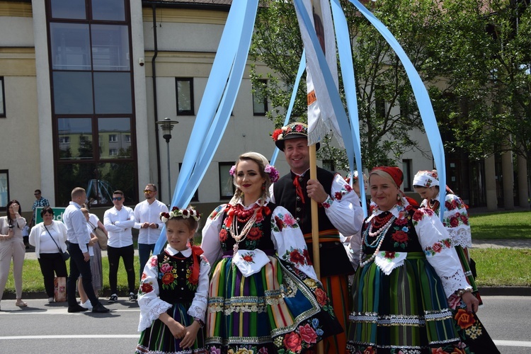 Boże Ciało w Łowiczu. Procesja.