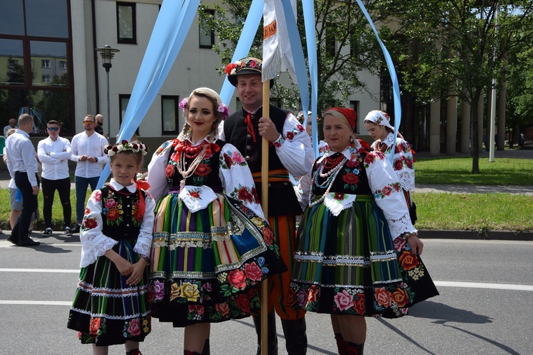 Boże Ciało w Łowiczu. Procesja.