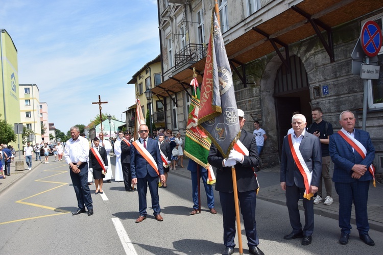 Boże Ciało w Łowiczu. Procesja.