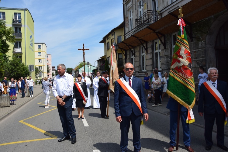 Boże Ciało w Łowiczu. Procesja.