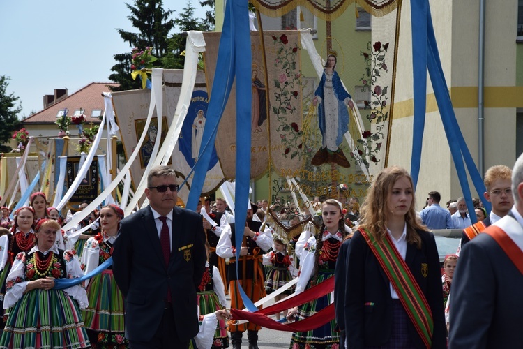 Boże Ciało w Łowiczu. Procesja.