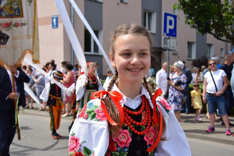 Boże Ciało w Łowiczu. Procesja.