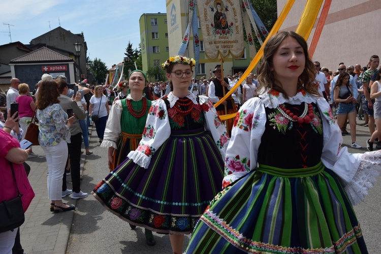 Boże Ciało w Łowiczu. Procesja.