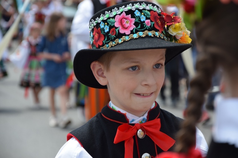Boże Ciało w Łowiczu. Procesja.