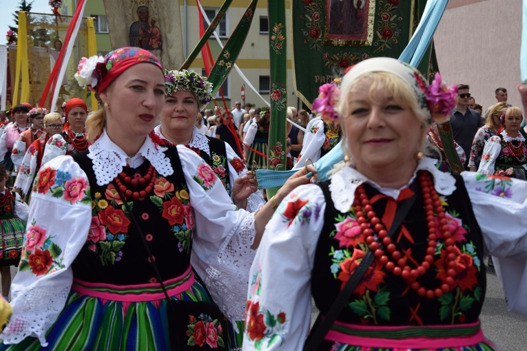 Boże Ciało w Łowiczu. Procesja.