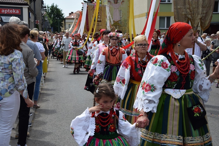 Boże Ciało w Łowiczu. Procesja.