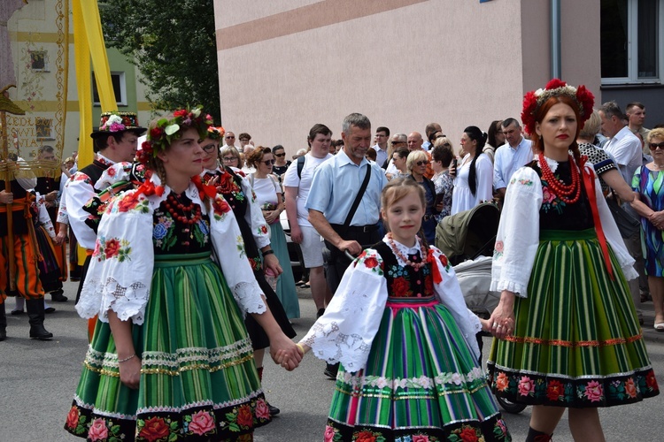 Boże Ciało w Łowiczu. Procesja.