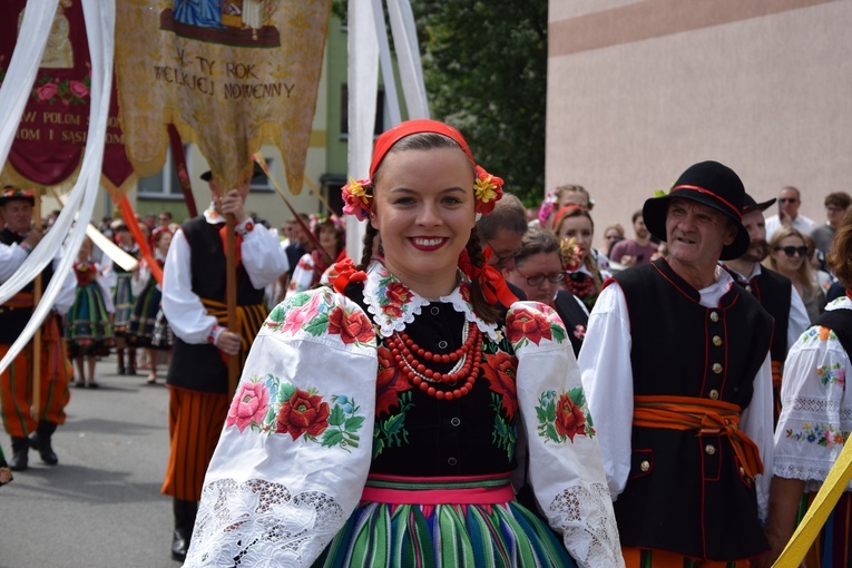 Boże Ciało w Łowiczu. Procesja.