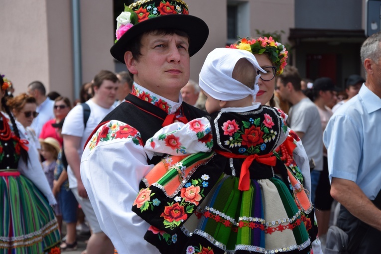 Boże Ciało w Łowiczu. Procesja.