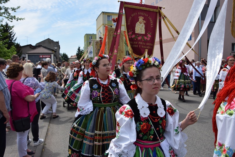 Boże Ciało w Łowiczu. Procesja.