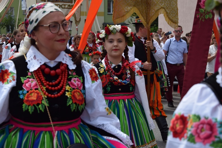 Boże Ciało w Łowiczu. Procesja.