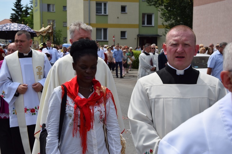 Boże Ciało w Łowiczu. Procesja.