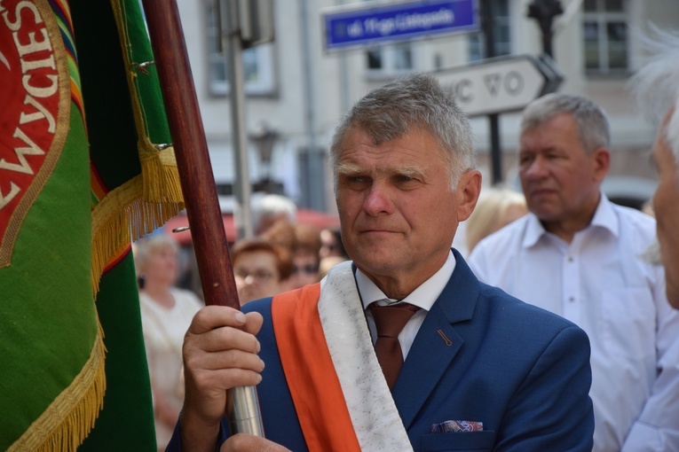 Boże Ciało w Łowiczu. Procesja.