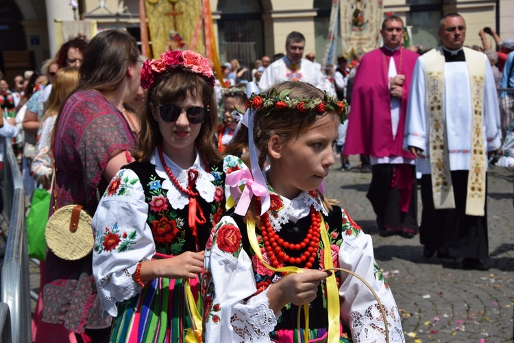 Boże Ciało w Łowiczu. Procesja.