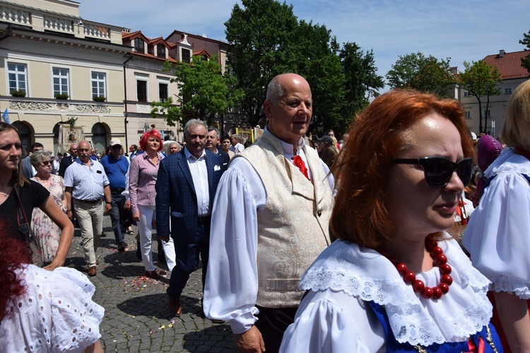 Boże Ciało w Łowiczu. Procesja.