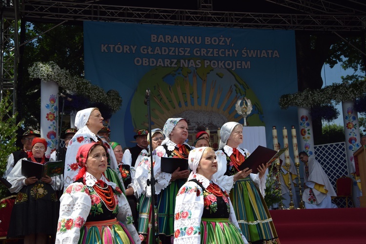 Boże Ciało w Łowiczu. Procesja.