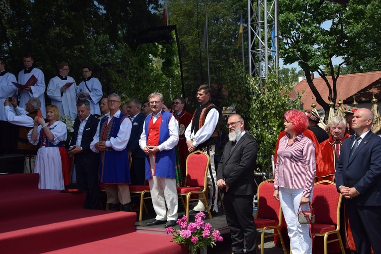 Boże Ciało w Łowiczu. Procesja.