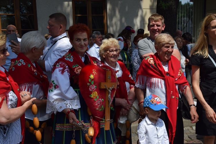 Boże Ciało w Łowiczu. Procesja.