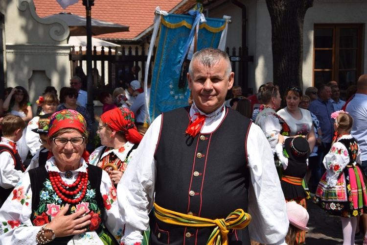 Boże Ciało w Łowiczu. Procesja.