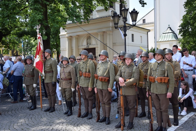 Boże Ciało w Łowiczu. Procesja.