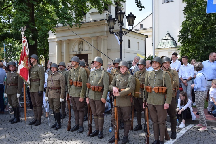 Boże Ciało w Łowiczu. Procesja.