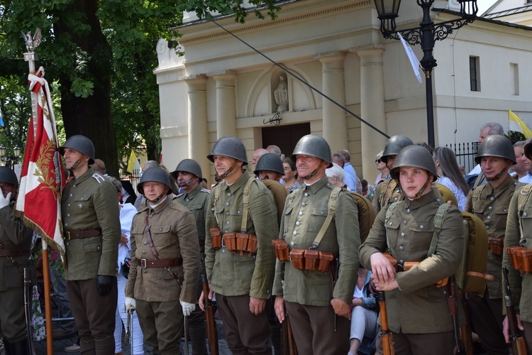 Boże Ciało w Łowiczu. Procesja.