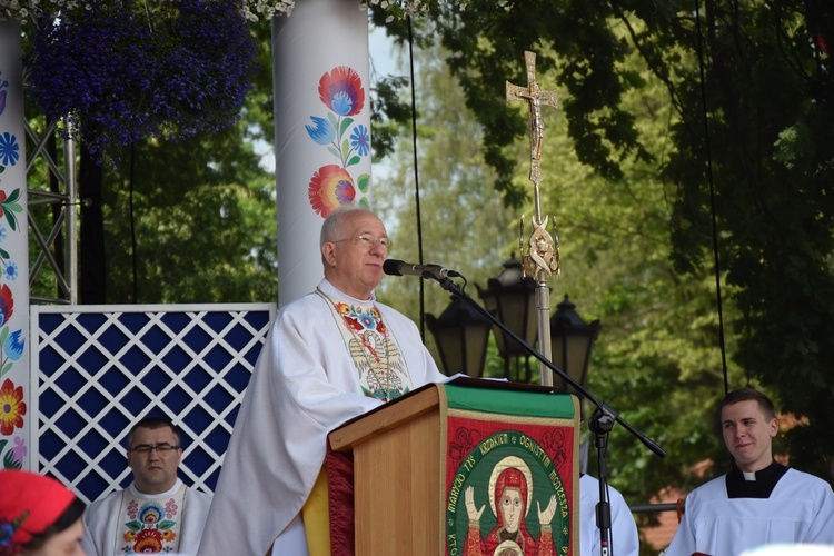 Boże Ciało w Łowiczu. Procesja.