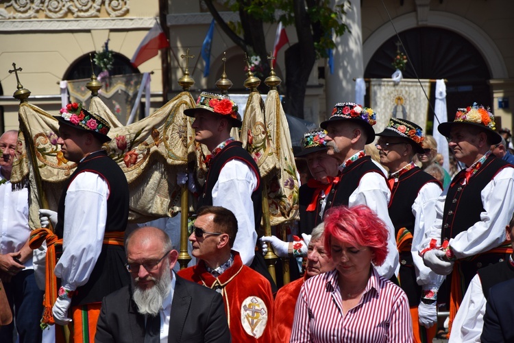 Boże Ciało w Łowiczu. Procesja.