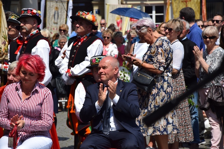 Boże Ciało w Łowiczu. Procesja.