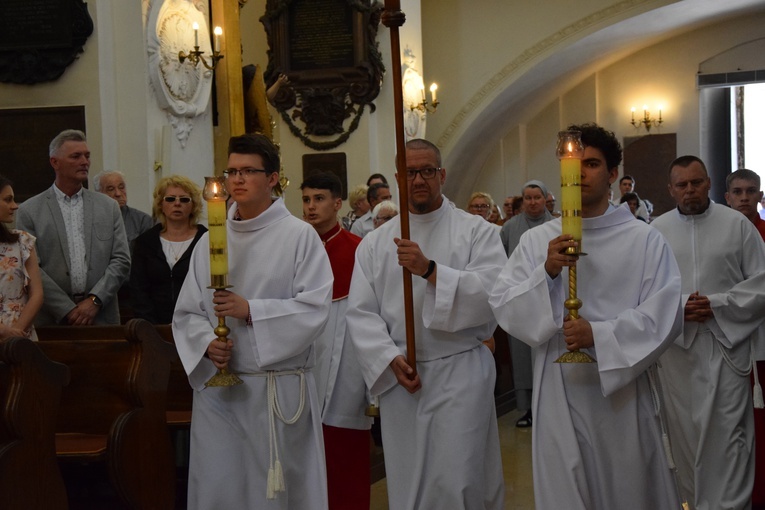 Boże Ciało w Łowiczu. Procesja.