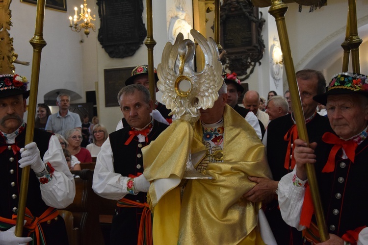 Boże Ciało w Łowiczu. Procesja.