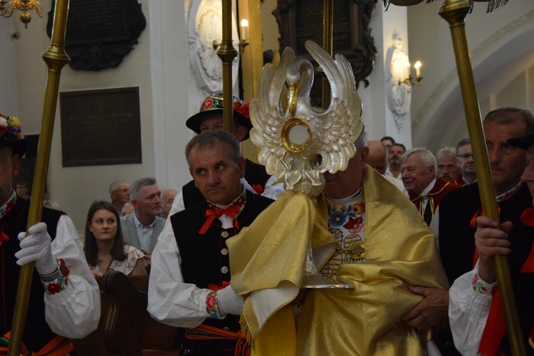 Boże Ciało w Łowiczu. Procesja.