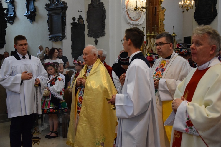 Boże Ciało w Łowiczu. Procesja.