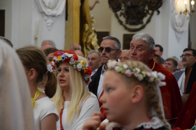 Boże Ciało w Łowiczu. Procesja.