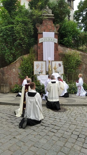 Boże Ciało u św. Jadwigi w Ząbkowicach Sl.