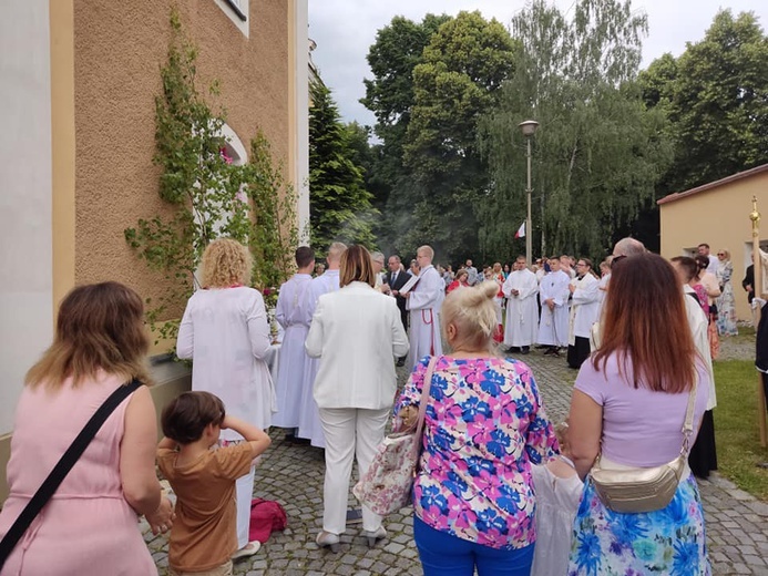 Boże Ciało u św. Jadwigi w Ząbkowicach Sl.