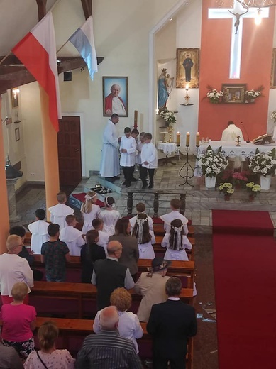 Boże Ciało u św. Maksymiliana Marii Kolbego w Wałbrzychu