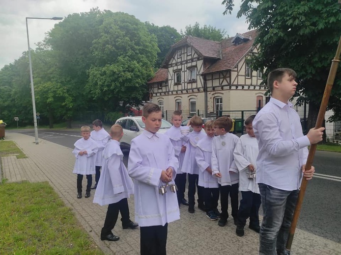 Boże Ciało u św. Maksymiliana Marii Kolbego w Wałbrzychu