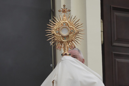 Pan Jezus na kwietnych dywanach. Boże Ciało na Kamionku