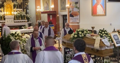 Pogrzeb ks. Eugeniusza Stanisława Lewandowskiego