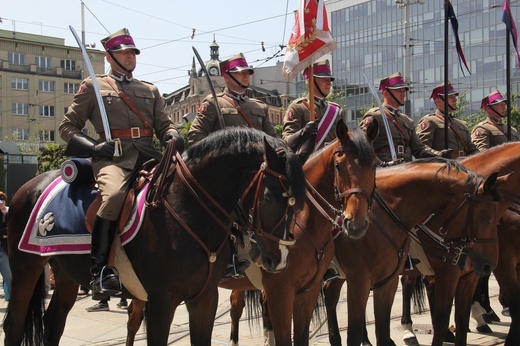 Katowice. Wjazd generała Szeptyckiego na rynek - inscenizacja historyczna