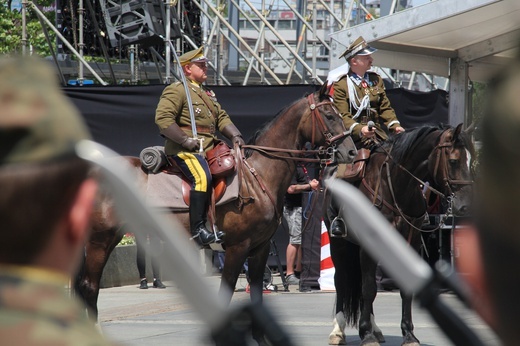 Katowice. Wjazd generała Szeptyckiego na rynek - inscenizacja historyczna