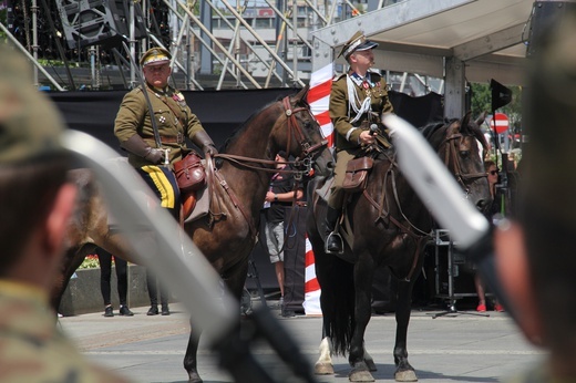 Katowice. Wjazd generała Szeptyckiego na rynek - inscenizacja historyczna