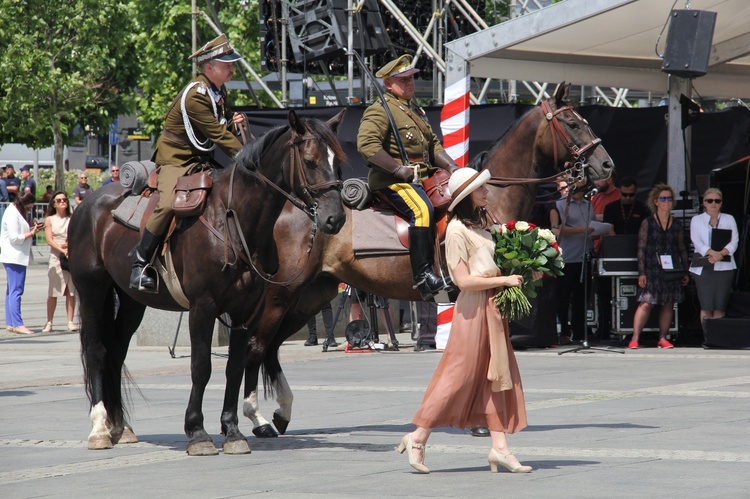 Katowice. Wjazd generała Szeptyckiego na rynek - inscenizacja historyczna