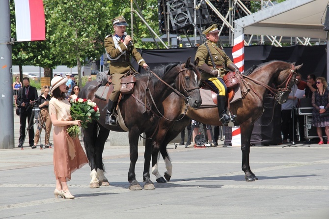 Katowice. Wjazd generała Szeptyckiego na rynek - inscenizacja historyczna