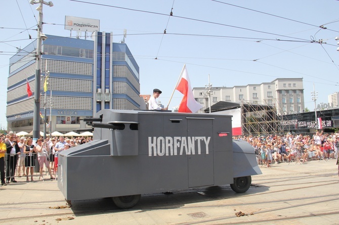 Katowice. Wjazd generała Szeptyckiego na rynek - inscenizacja historyczna