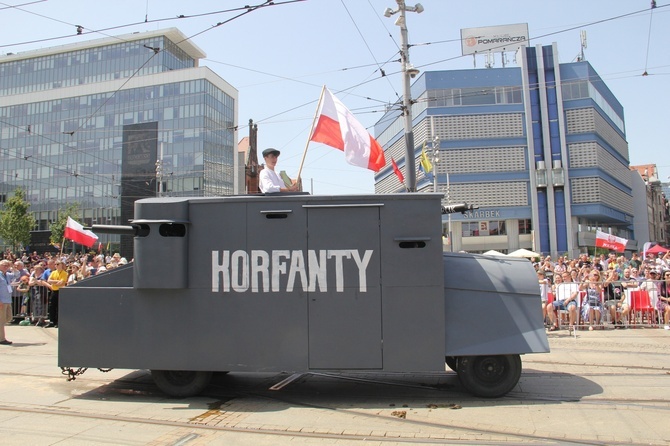 Katowice. Wjazd generała Szeptyckiego na rynek - inscenizacja historyczna