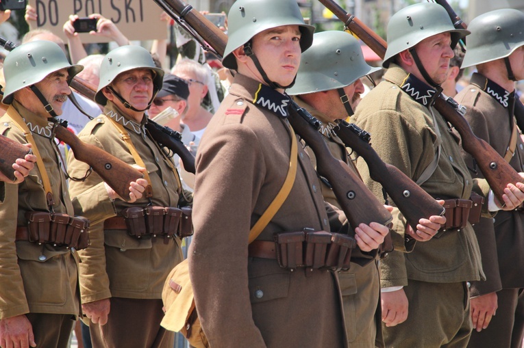 Katowice. Wjazd generała Szeptyckiego na rynek - inscenizacja historyczna