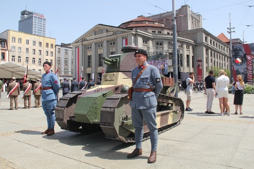 Katowice. Wjazd generała Szeptyckiego na rynek - inscenizacja historyczna