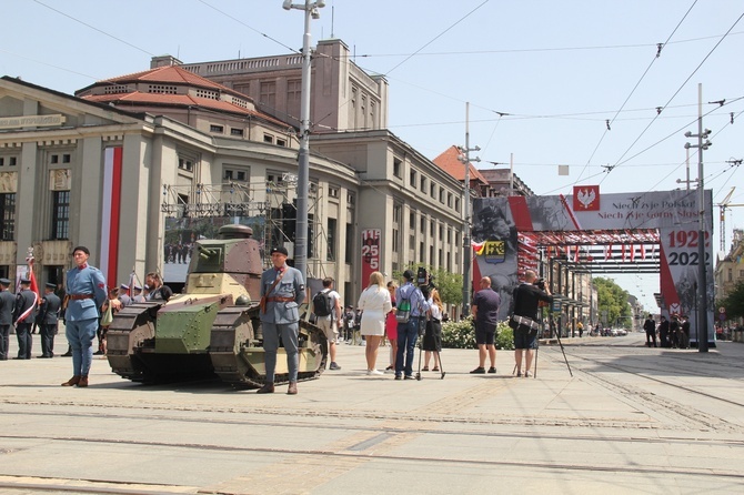 Katowice. Wjazd generała Szeptyckiego na rynek - inscenizacja historyczna